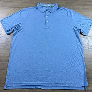 Tasc Shirt Men XXL Cloud Performance Polo Blue Stretch Comfort Soft